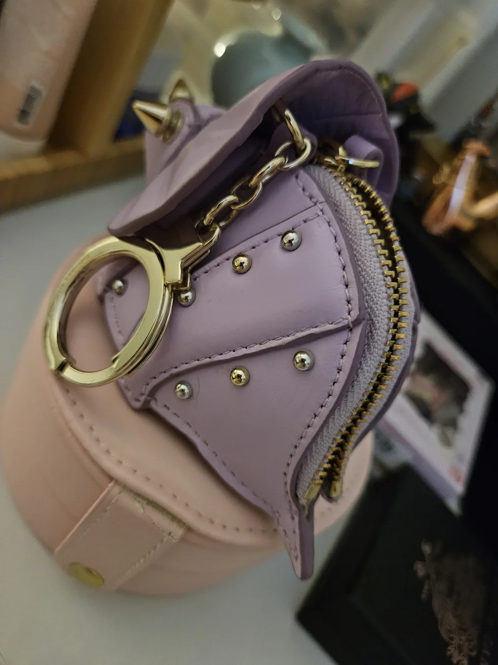 Kate Spade Triceratops Lilac Coin Purse Unused